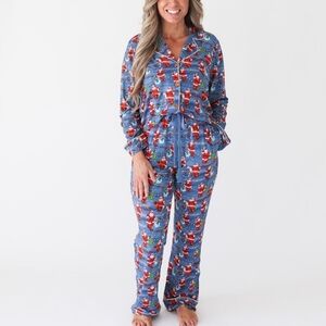 Posh Peanut NWT Santa Clause Pajamas Set